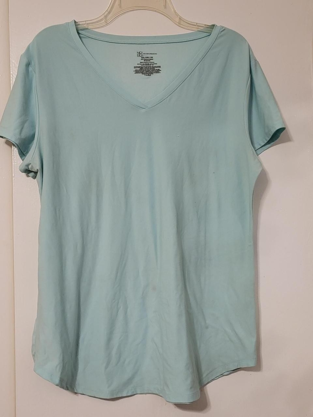 Light Blue V-Neck Women’s Tee